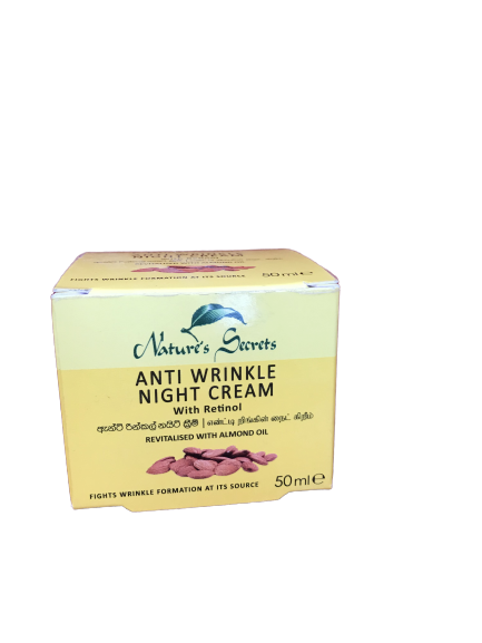 nature's secret anti wrinkle night cream
